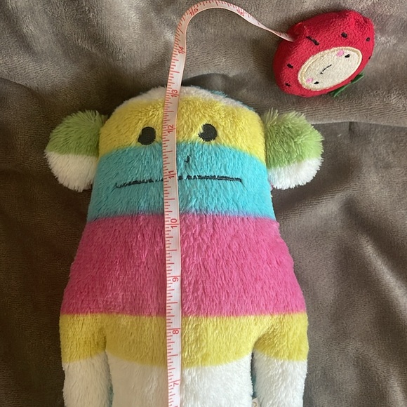 Craftholic soft plush 13 inch rainbow pattern soft plush toy plushie - Picture 3 of 4